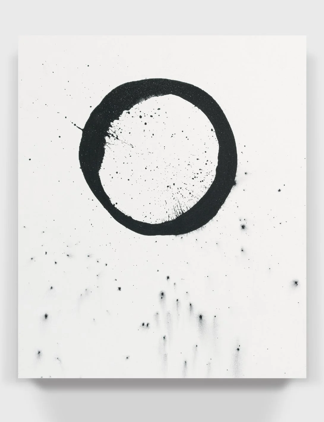   Painting#5,   2021   
Acrylic enamel on a canvas-covered wooden panel.  (17.50 x 20 X 1.75 in)  