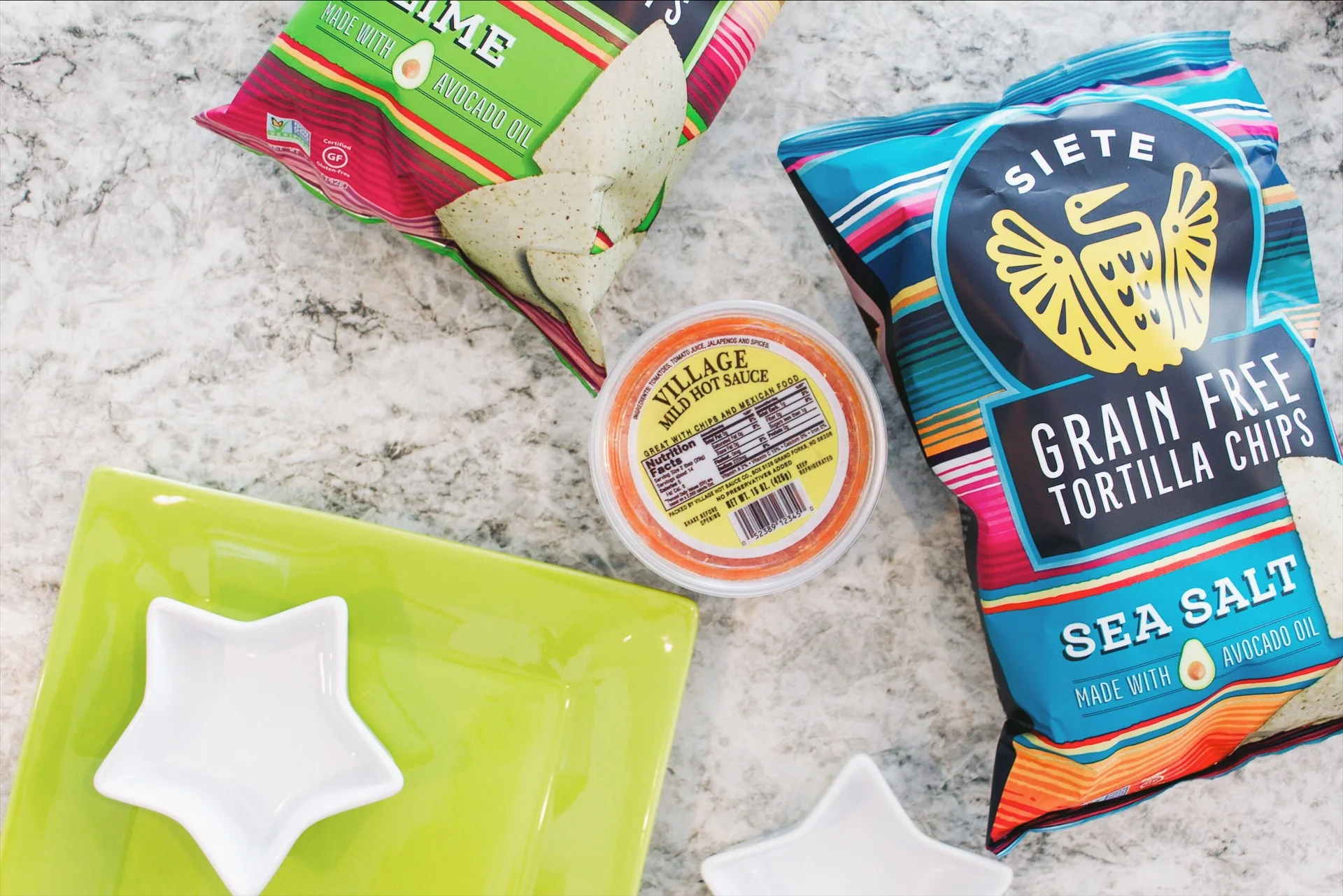 TIP: Opt for a salsa made without sugar to limit your daily intake of sugar. Village Hot Sauce is one of our family favs!
