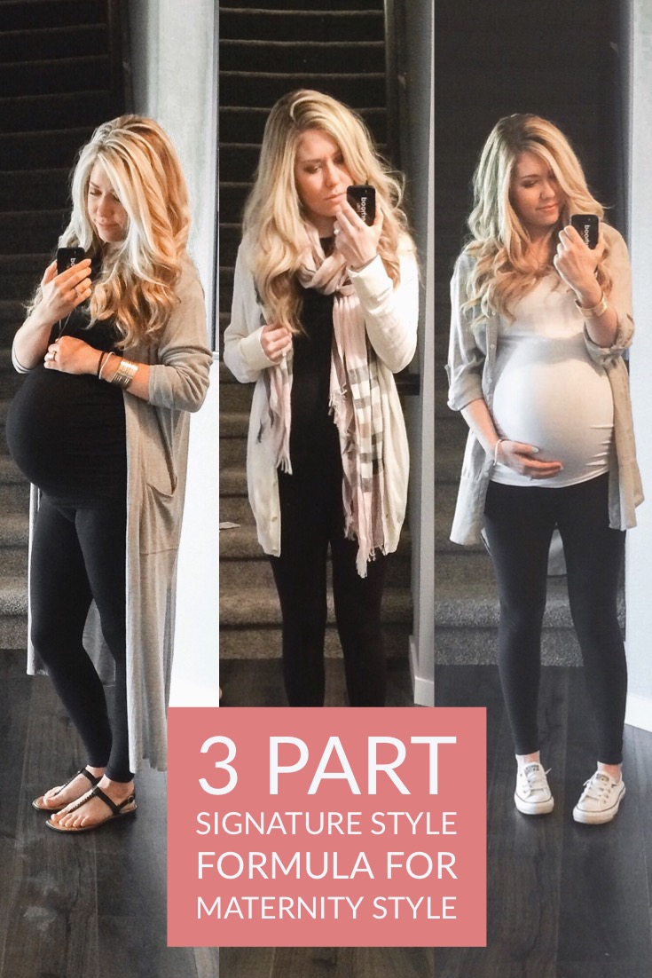 My 3 Part Signature Style Formula for Maternity Style (+ How to