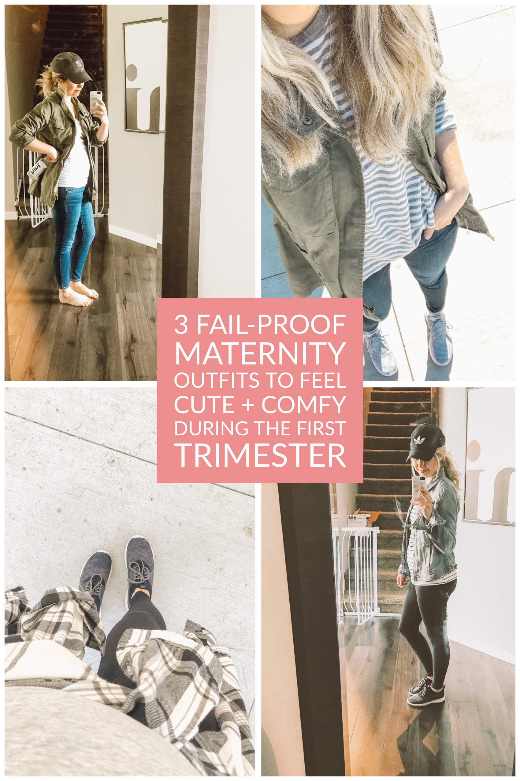3 Fail-Proof Maternity Outfits to Feel Cute + Comfy During the First Trimester