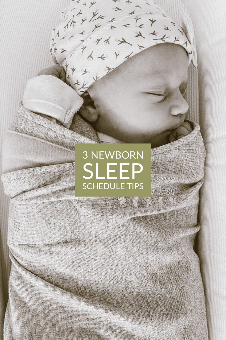 3 Newborn Sleep Schedule Tips (That Had My Second Baby Sleeping Through the Night by Six Weeks Old)