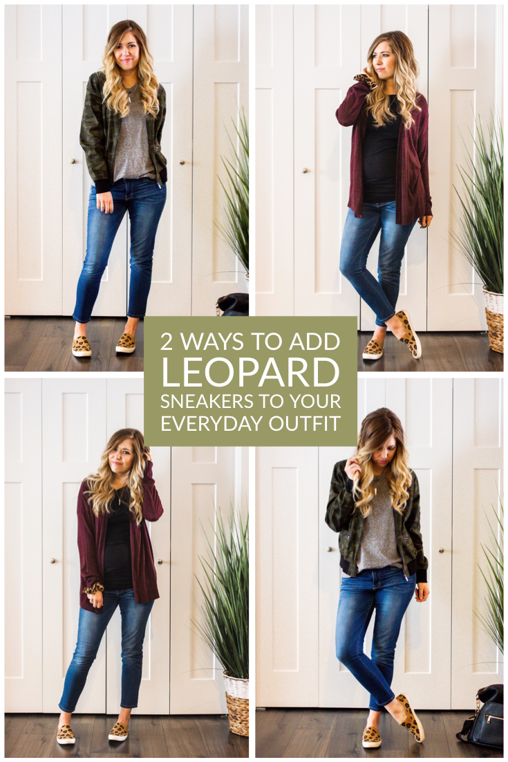 3 Casual Fall Outfits With Leopard Print Sneakers | Fall outfits, Outfit  with wedges, Casual fall outfits