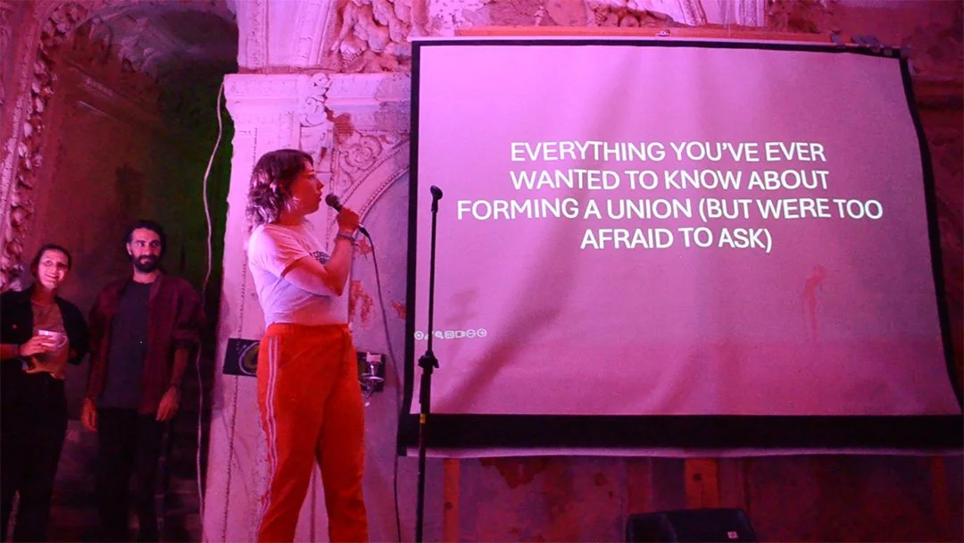 Catie with Forming a Union Slide.jpg