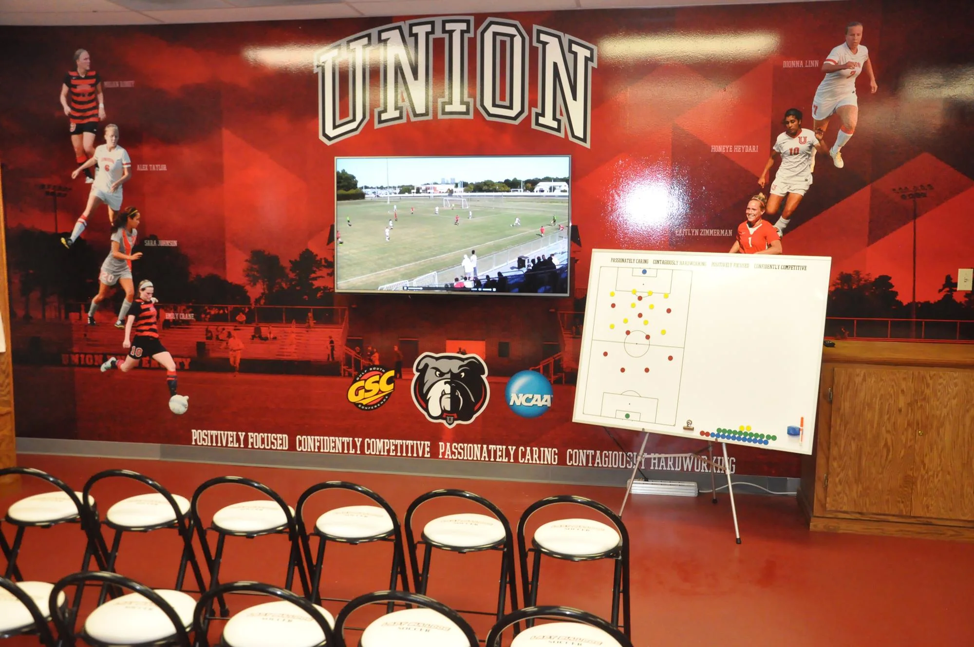 Union University Women's Soccer Wall Mural