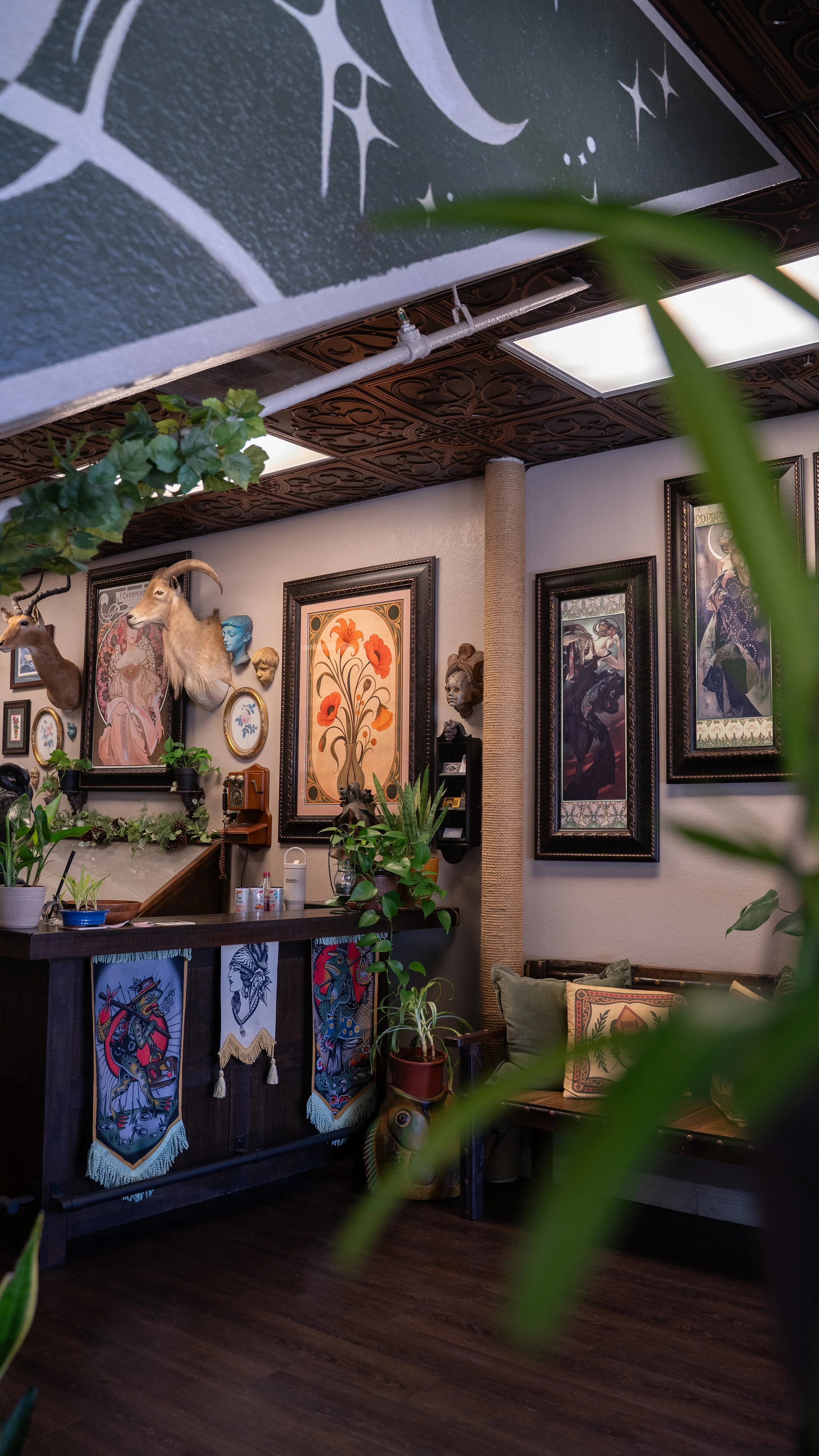 Tattoo Parlor tattoo flash plants beautiful paintings