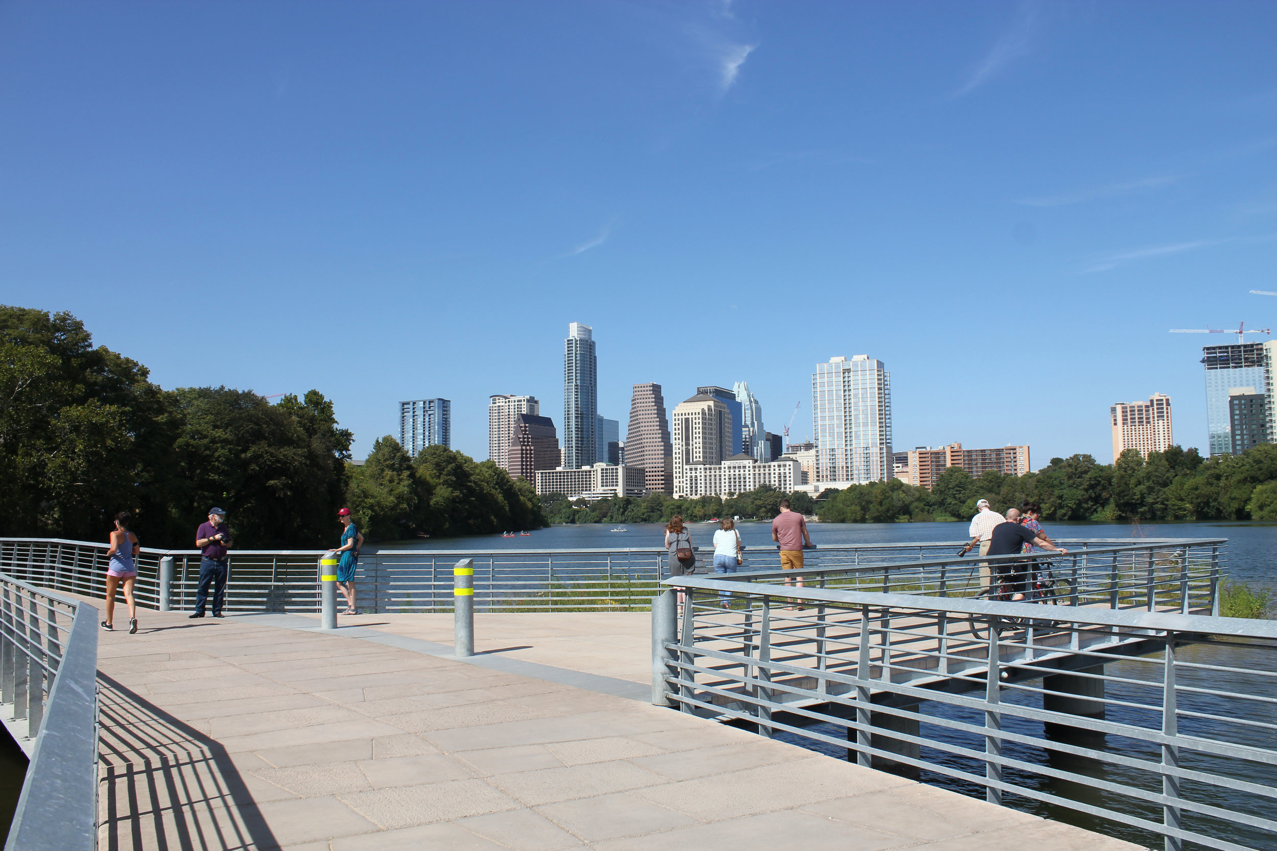 Austin Community Foundation donors are making a lasting impact in their community, funding efforts such as preserving the boardwalk at Lady Bird Lake. Photo courtesy of the Austin Community Foundation.