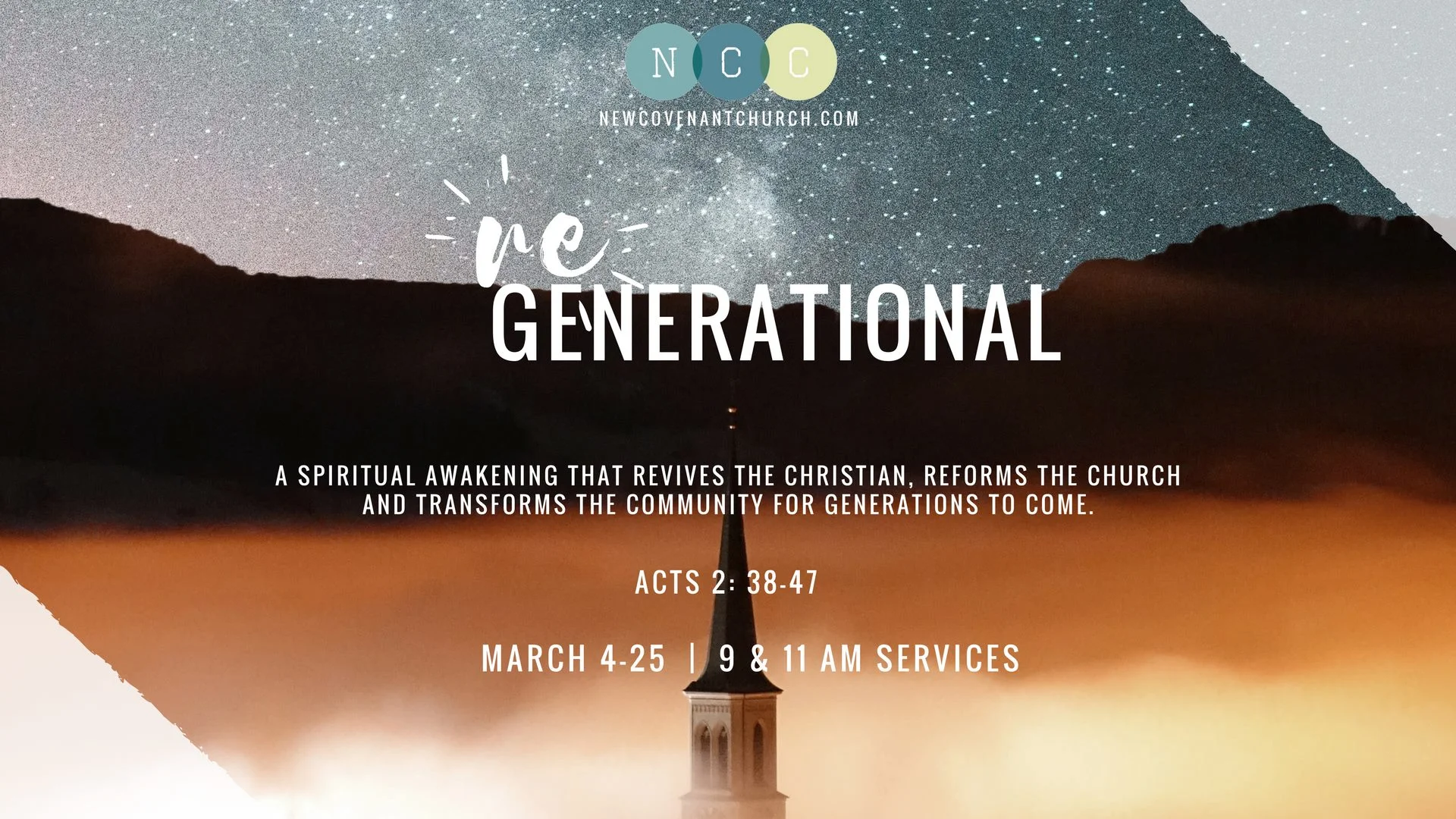 Regenerational: Sermon Series at New Covenant Church Clyde