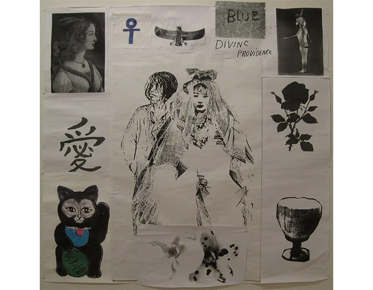 Gerald Jackson Divine Providence The Wedding 1, 2020 Mix media on paper. 44 x 45 in