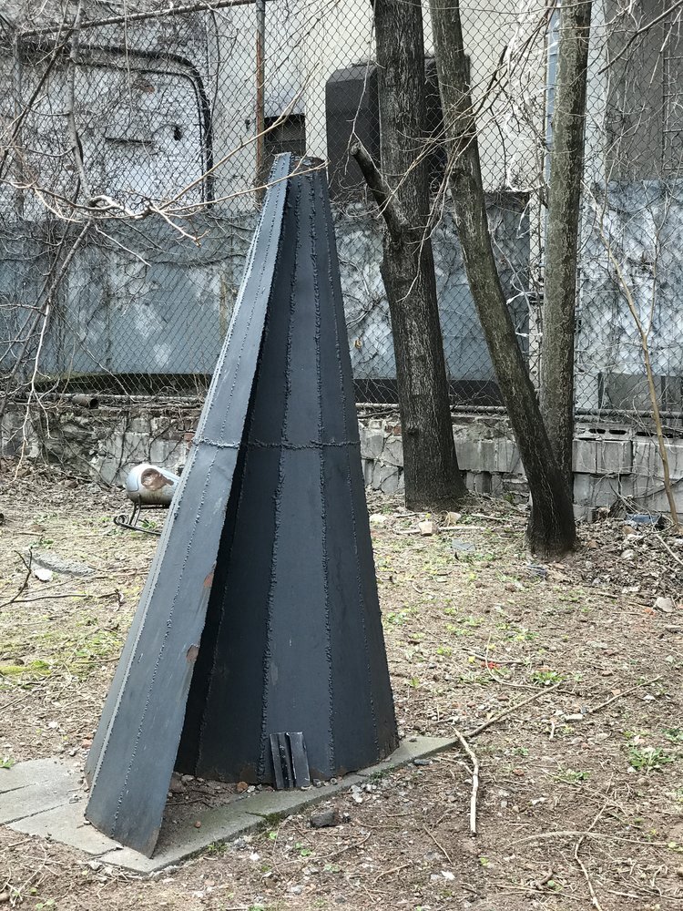  George Smith  In Search of Sorghum  Painted Steel, 1990 