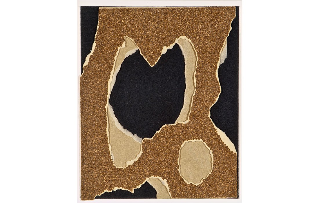  Tom Kendall Sandpaper Autumn # 19, 1991 Collage with Sandpaper 11 x 9 inches | Frame: 18.5 x 16.5 inches 