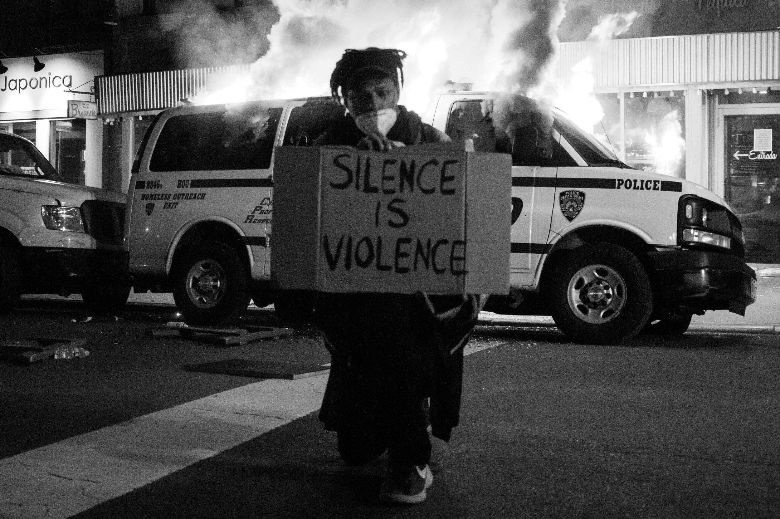  Chris Cook Silence is Violence, May 2020 Digital Archival Inkjet Print, 20 x 24 inches 