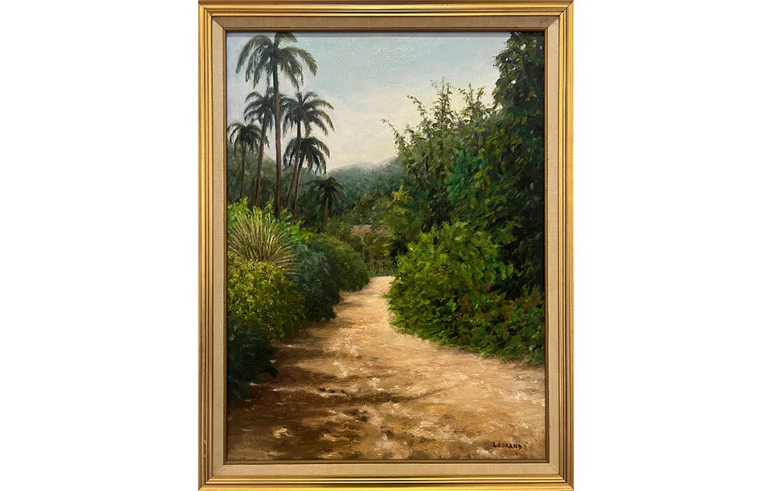  Path in Jacmel, 2011 Oil on canvas. 26 1/4 x 20 1/4 inches 
