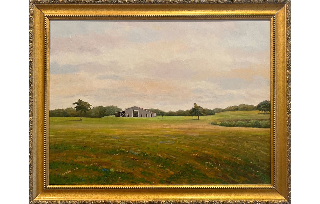  Squam Swamp Area, Nantucket, 2002 Oil on canvas. 21 5/8 x 27 5/8 inches 