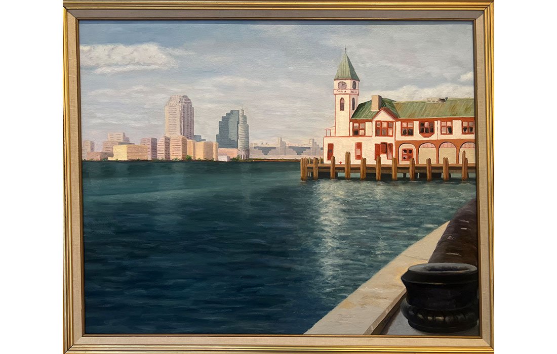  Pier A, Battery Park, NYC, 2005 Oil on canvas. 26 1/4 x 32 1/4 inches&nbsp; 