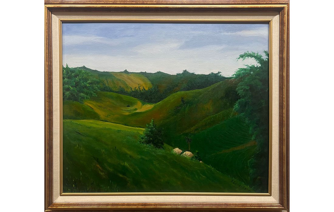  Haitian Hillside, 1998 Oil on canvas. 20 1/4 x 28 5/8 inches 