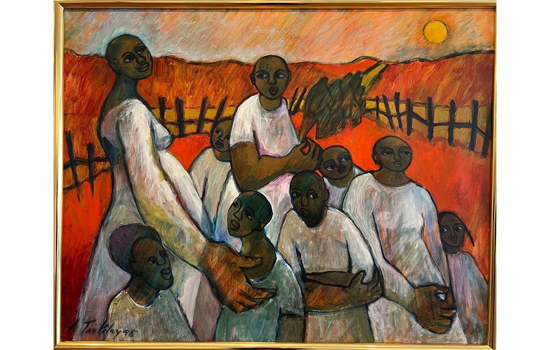  The Harvest Is Over - And We Are Not Saved, 1995 Oil on canvas. 38 x 47 7/8 inches 
