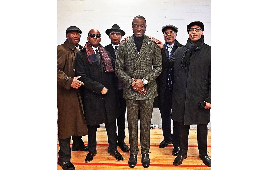   Kamel Brown. &nbsp;My Brother’s Keeper Yusef Salaam with Members of Mosque No.&nbsp;7. Harlem, 2023 