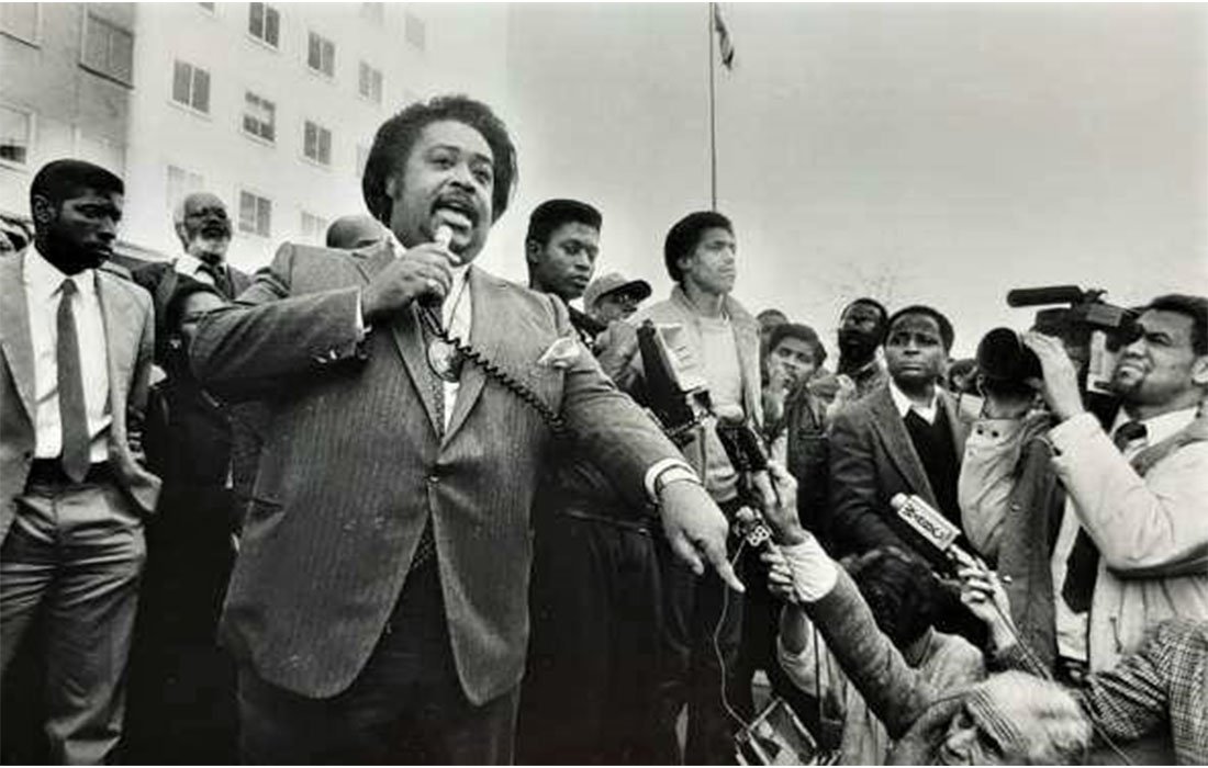   Larry Brown . Reverend Al Sharpton, Brooklyn Rally, ca. 1990 