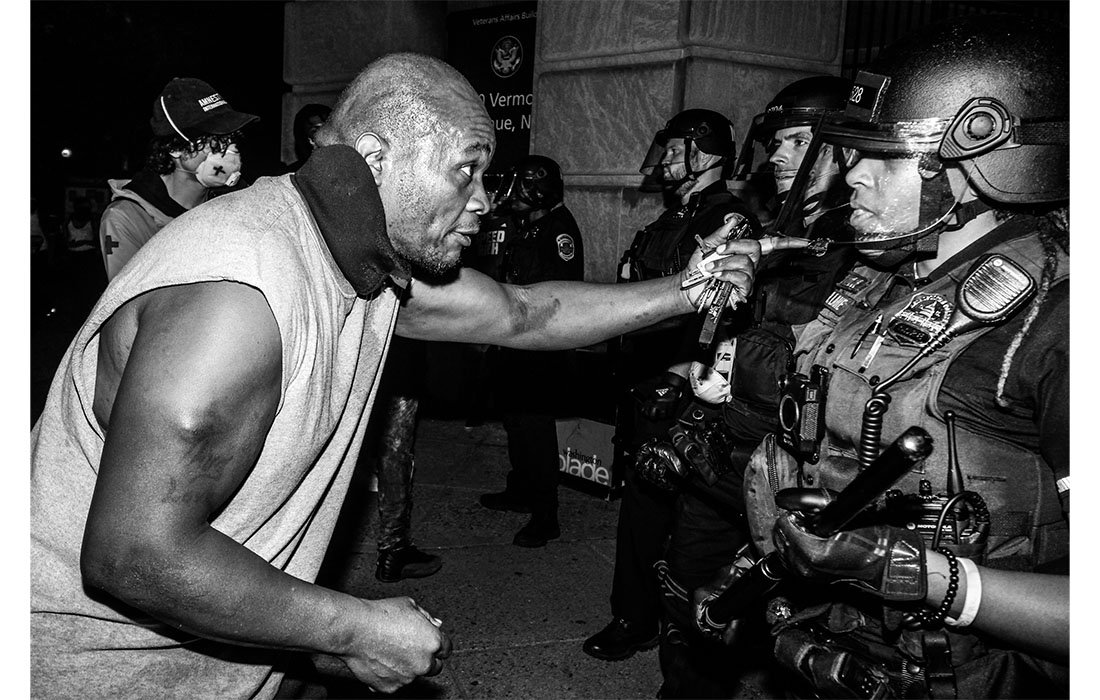   Dee Dwyer. &nbsp;Fired Up, George Floyd Protests. Washington DC. May 2020 