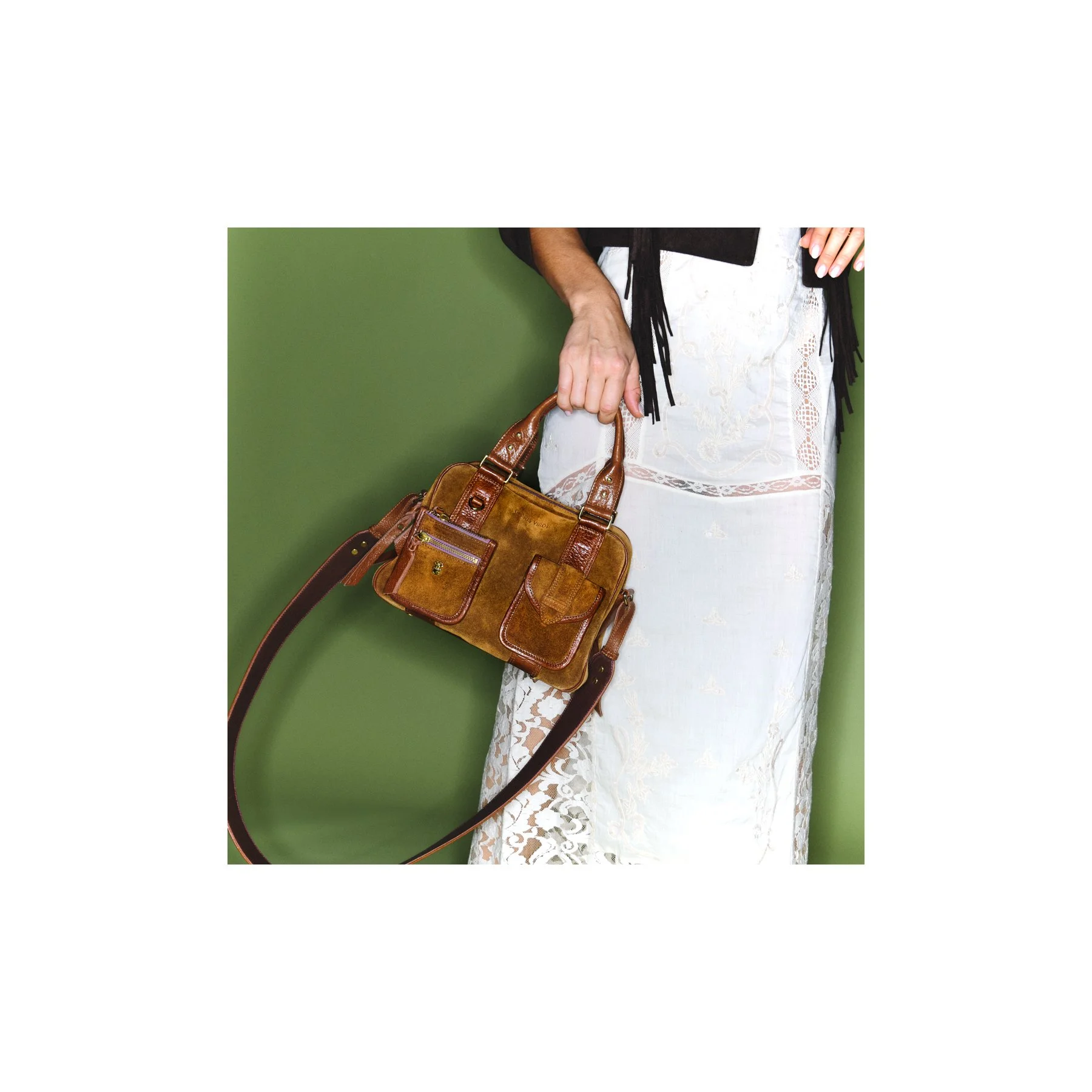 Claris Virot - RICHIE Cuir Tabac