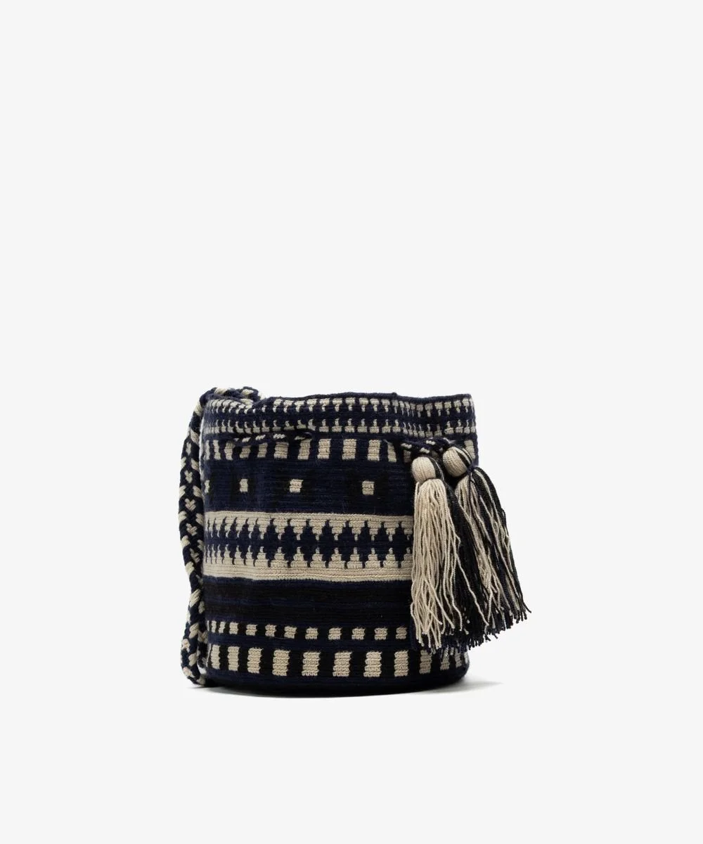 Guanabana - Crossbody Bag M ARA navy & beige