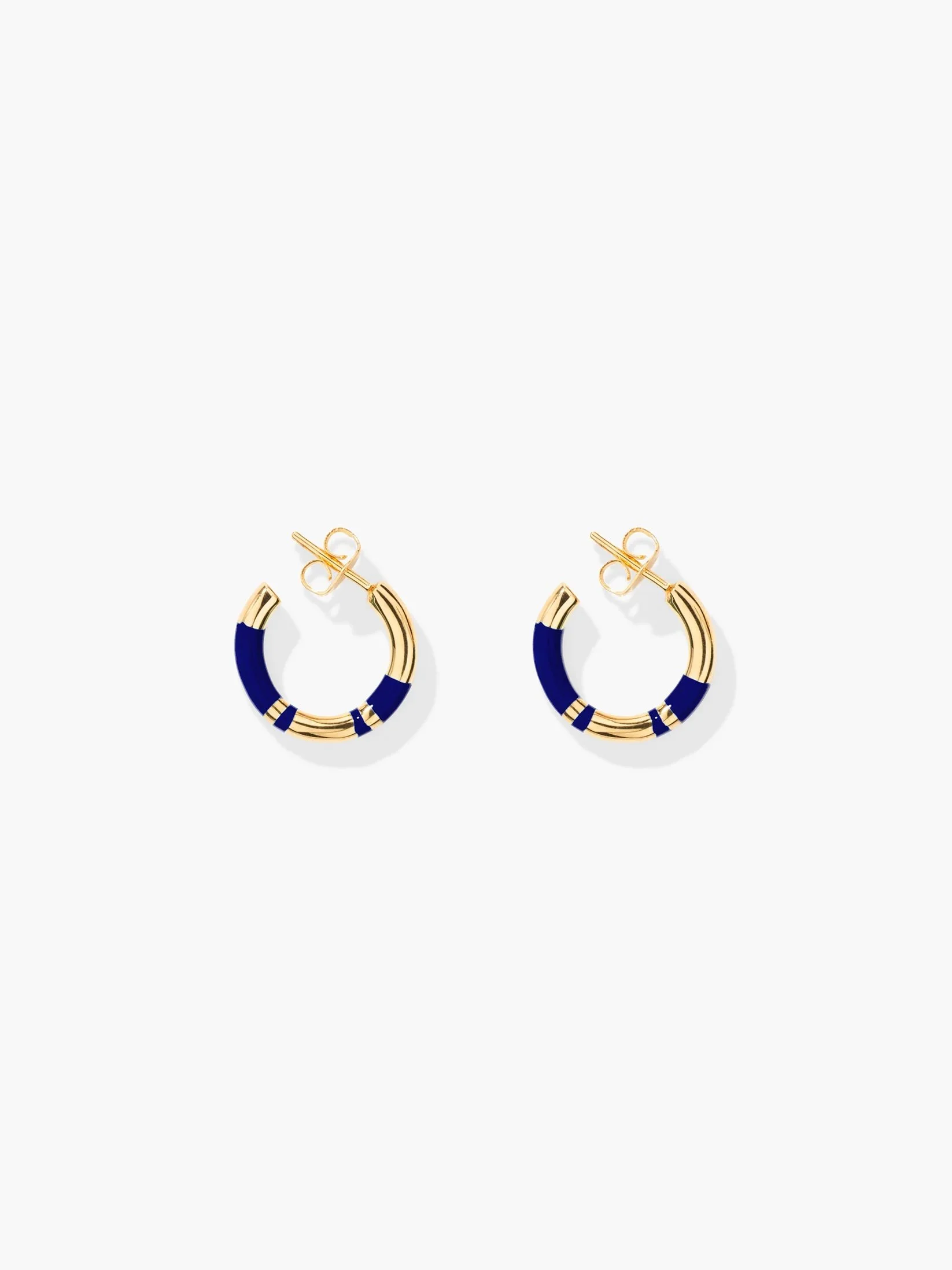 Aurélie Bidermann - Mini créoles POSITANO Lapis Lazuli