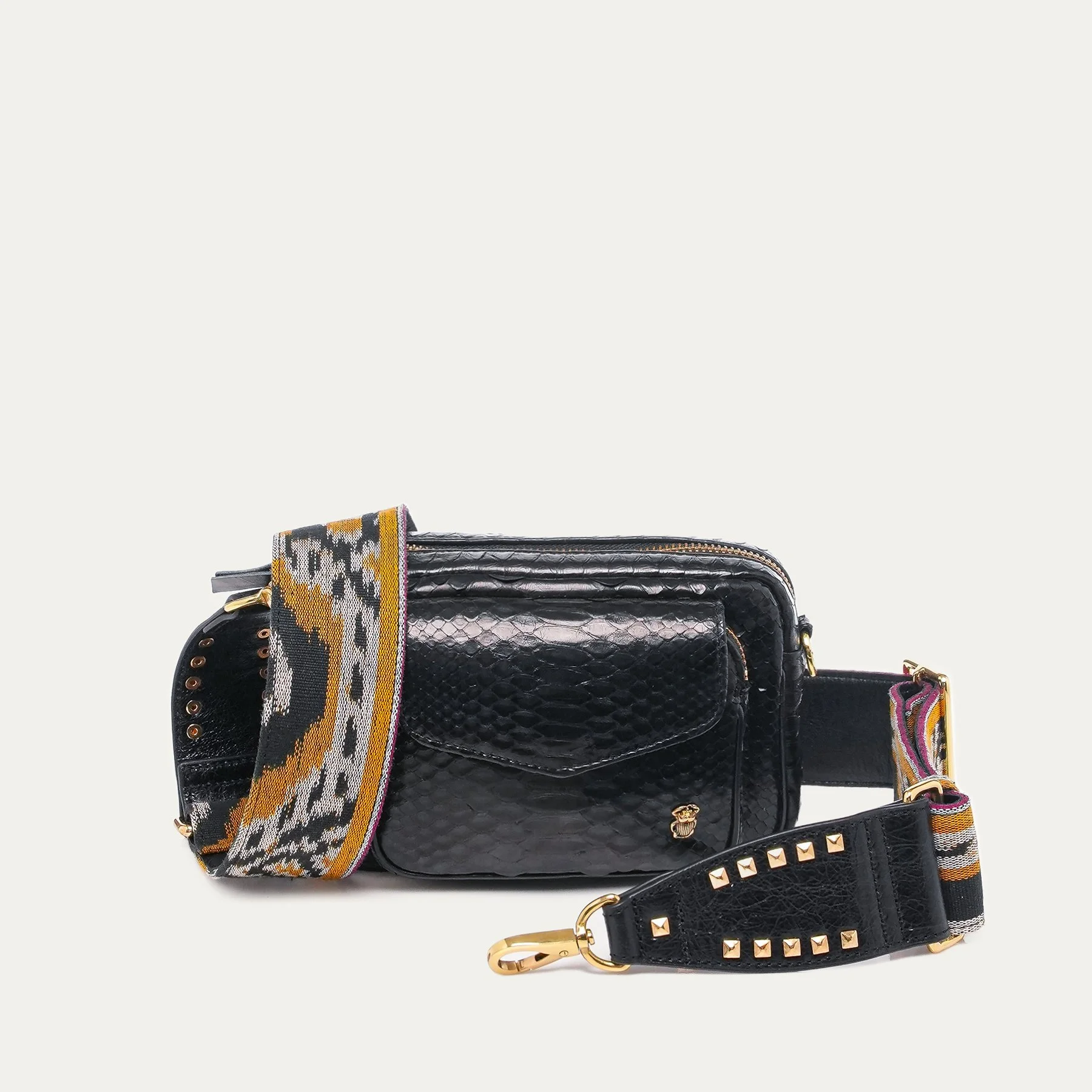 Claris Virot - BABY CHARLY Python Noir