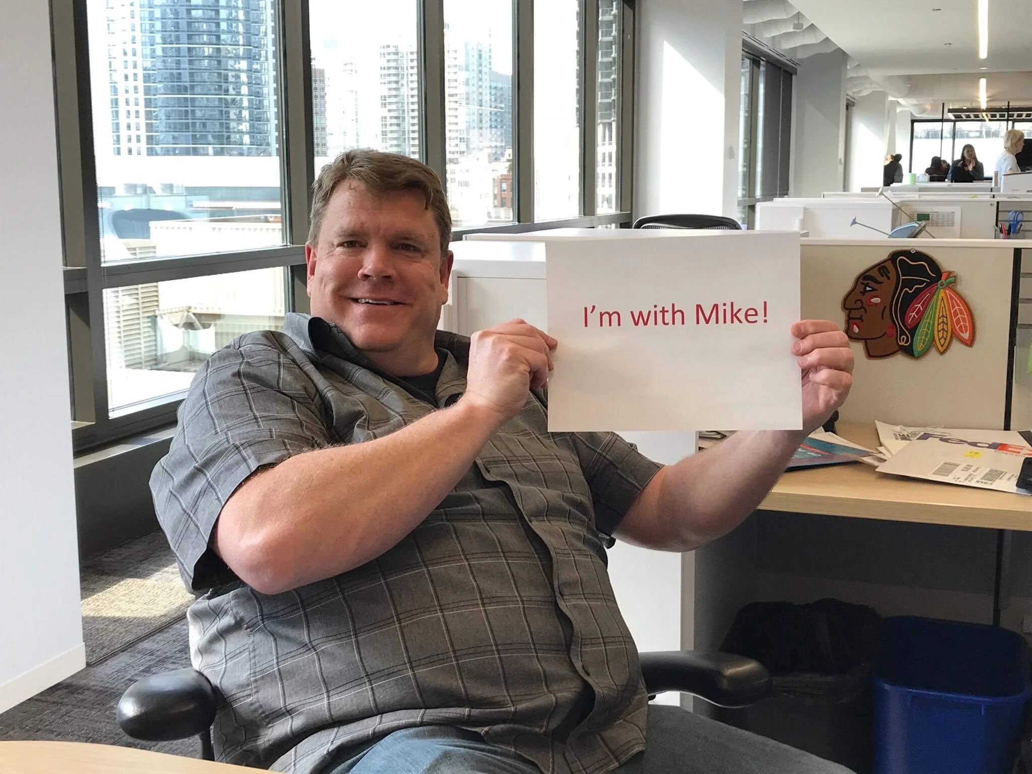 Mike Torpy is with Michael