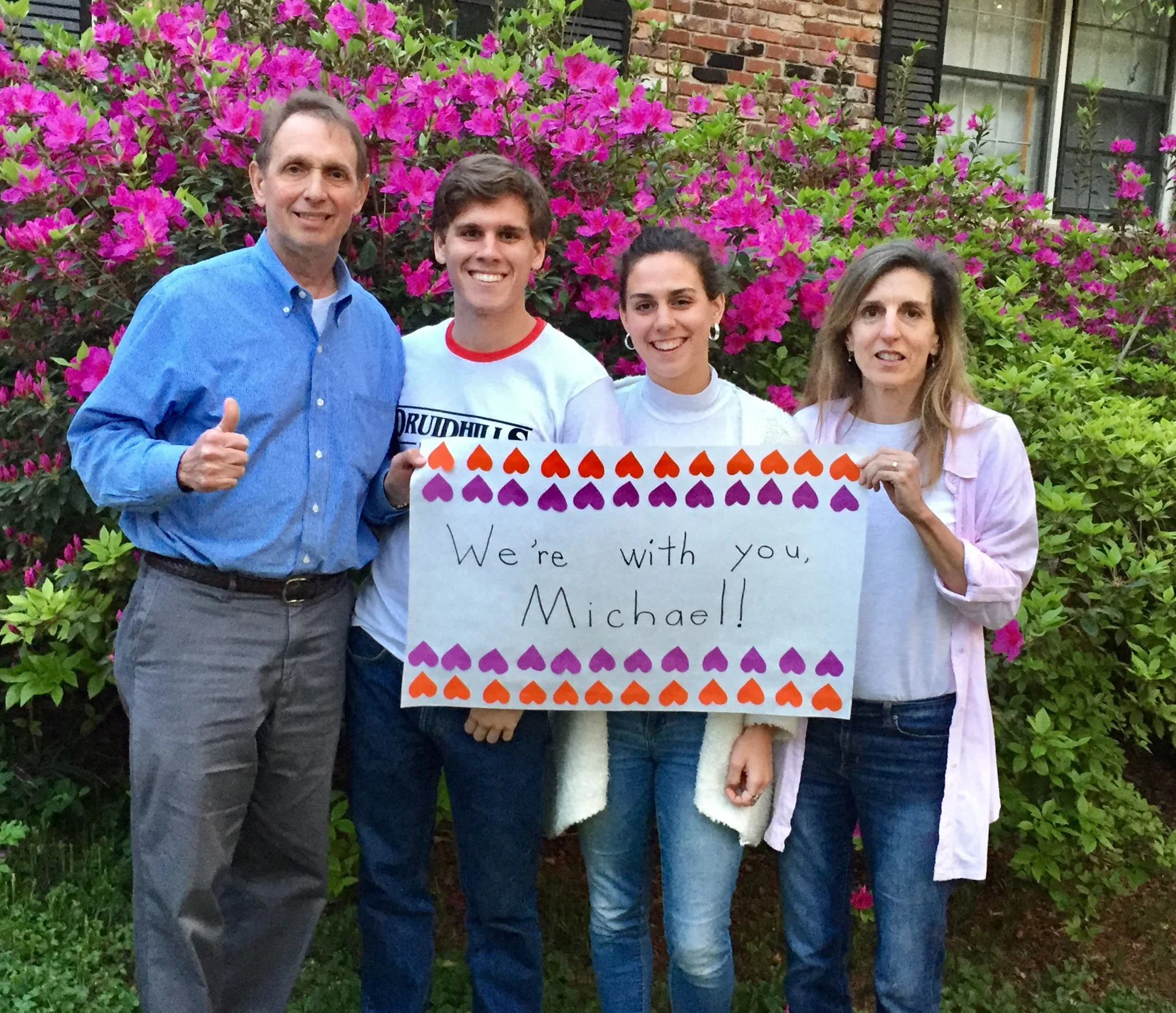 Hudspeths are with Michael