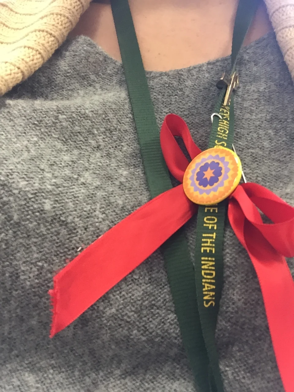 With Michael at School