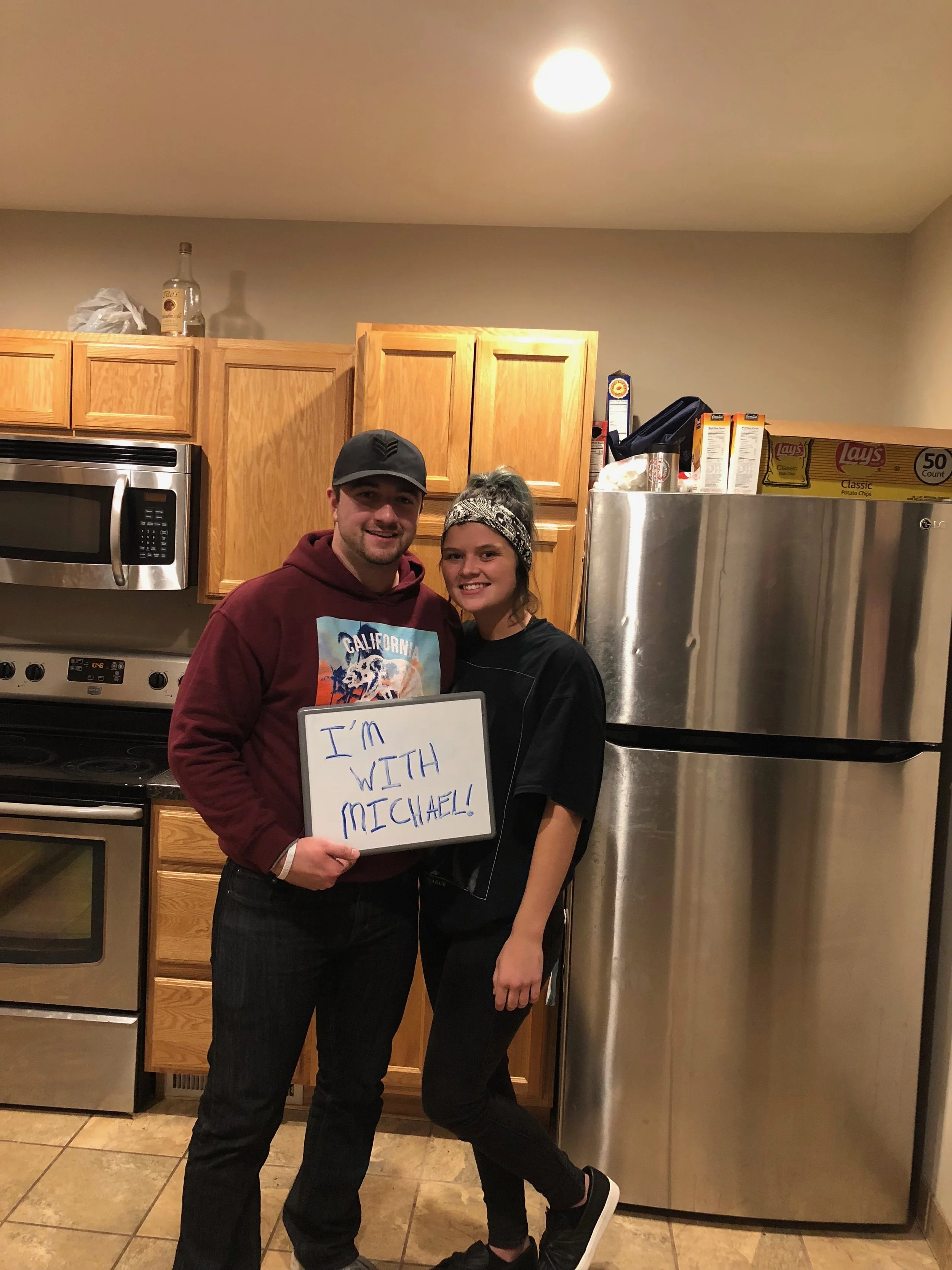 Brendan is with Michael