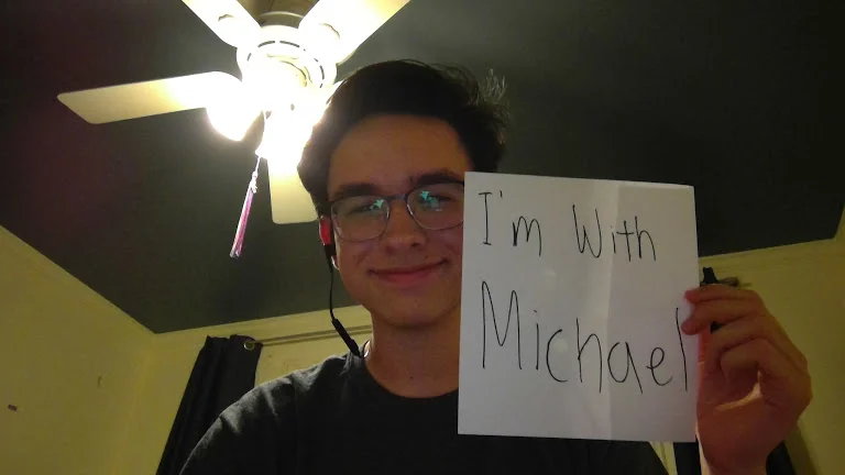 Alex is with Michael