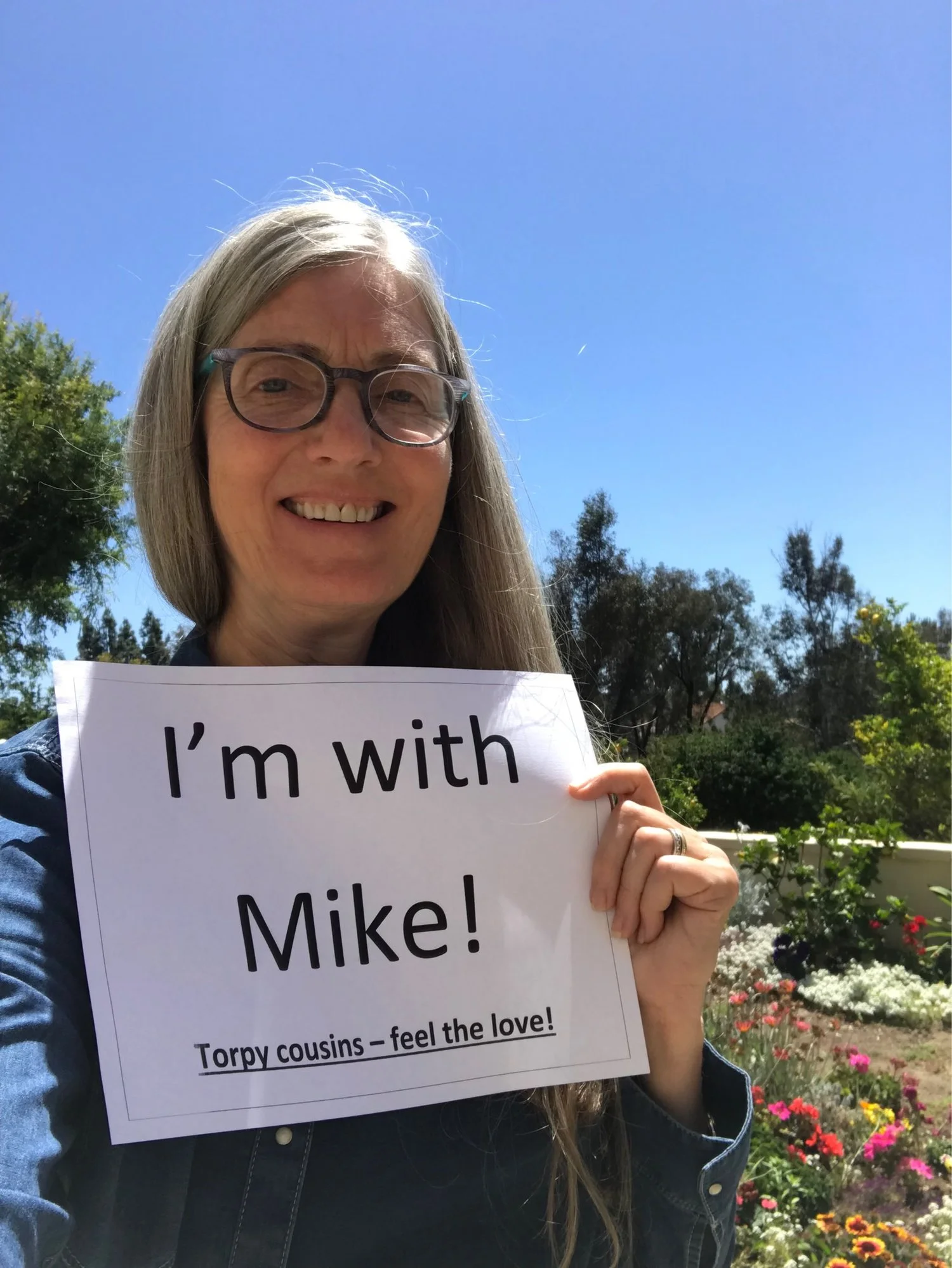 Faye Beland with Michael