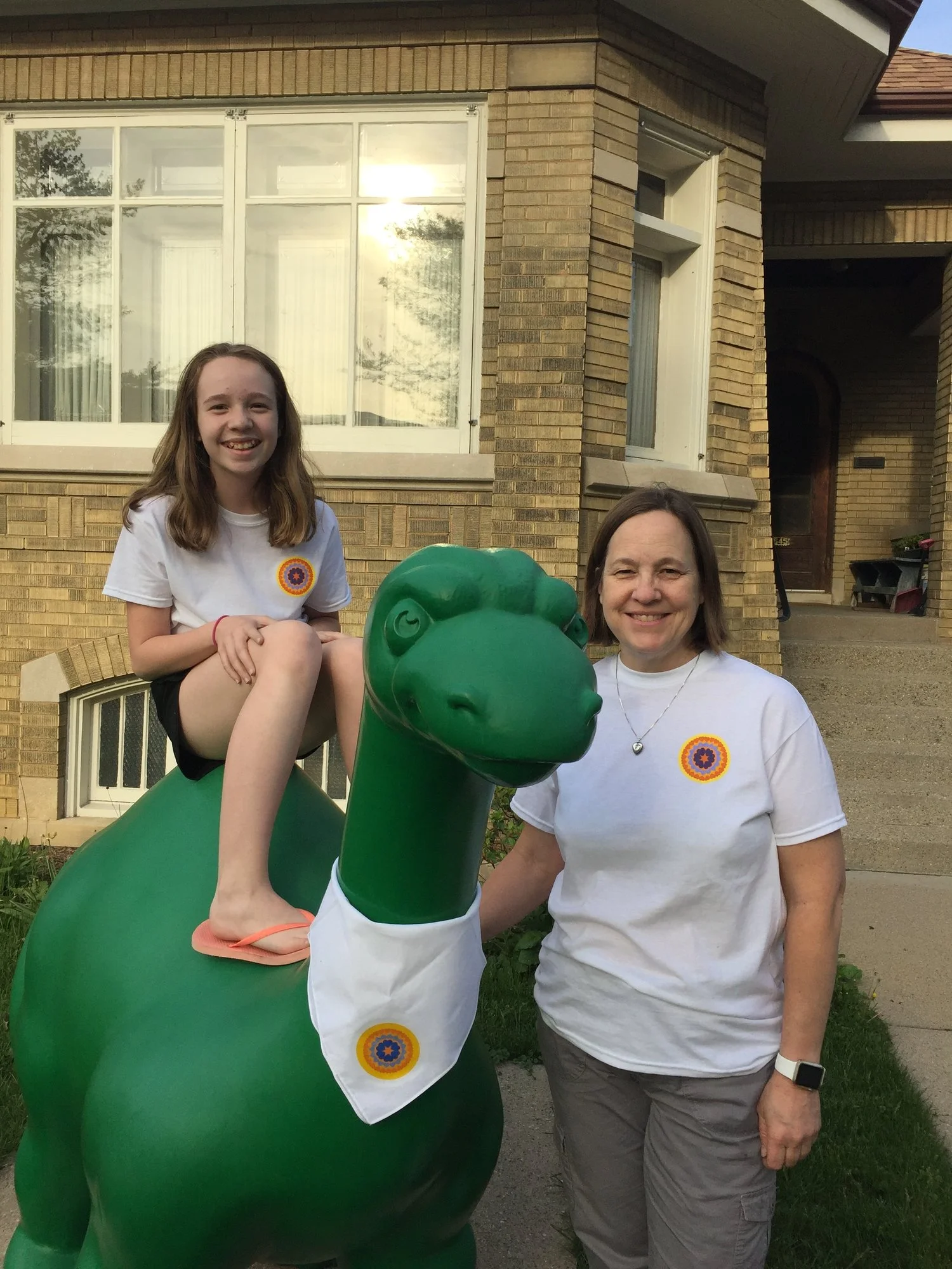 Kristin and Anna are with Michael!