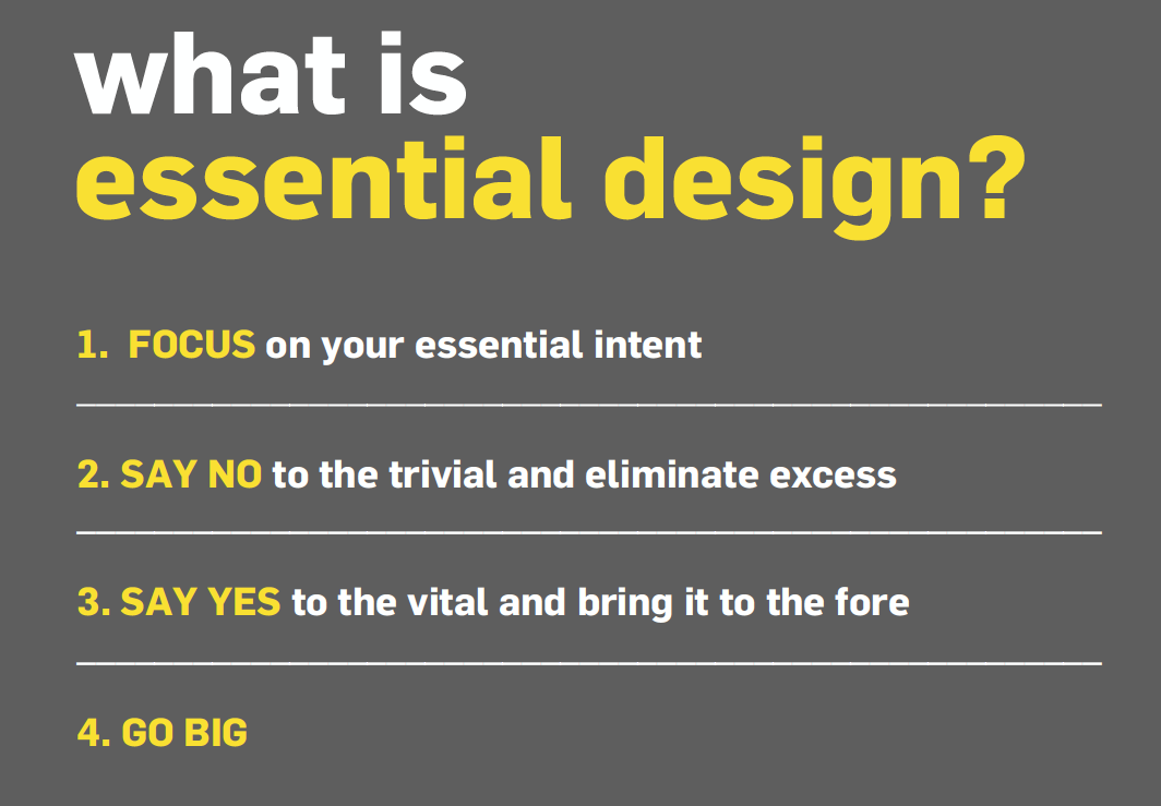 essential design