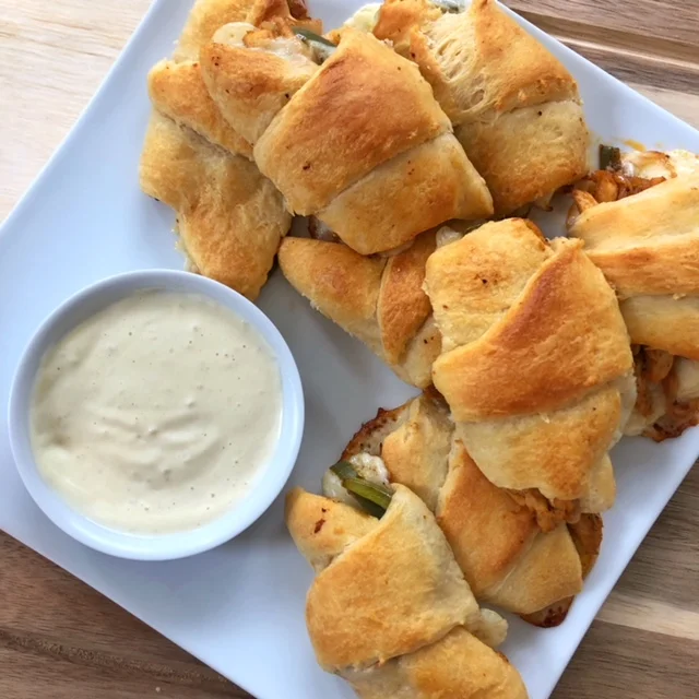 Chicken Philly Roll-ups