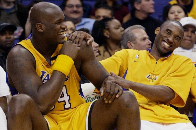 LakersBackInTime16x on Instagram: “Glen Rice, Shaq & Kobe (2000