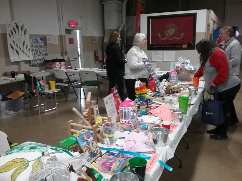 maebs bird fair 2018 raffle Carol and Janet.jpg