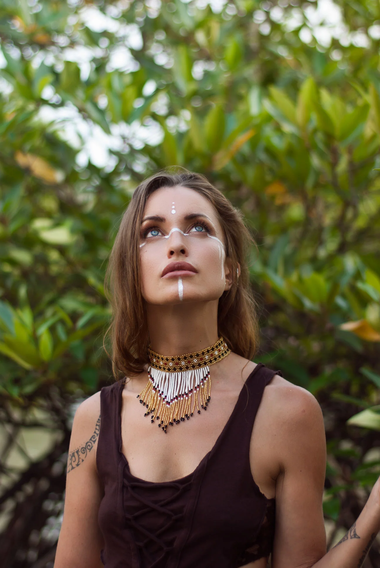 Sidai Maasai tribe bead choker necklace african tribal jewellery