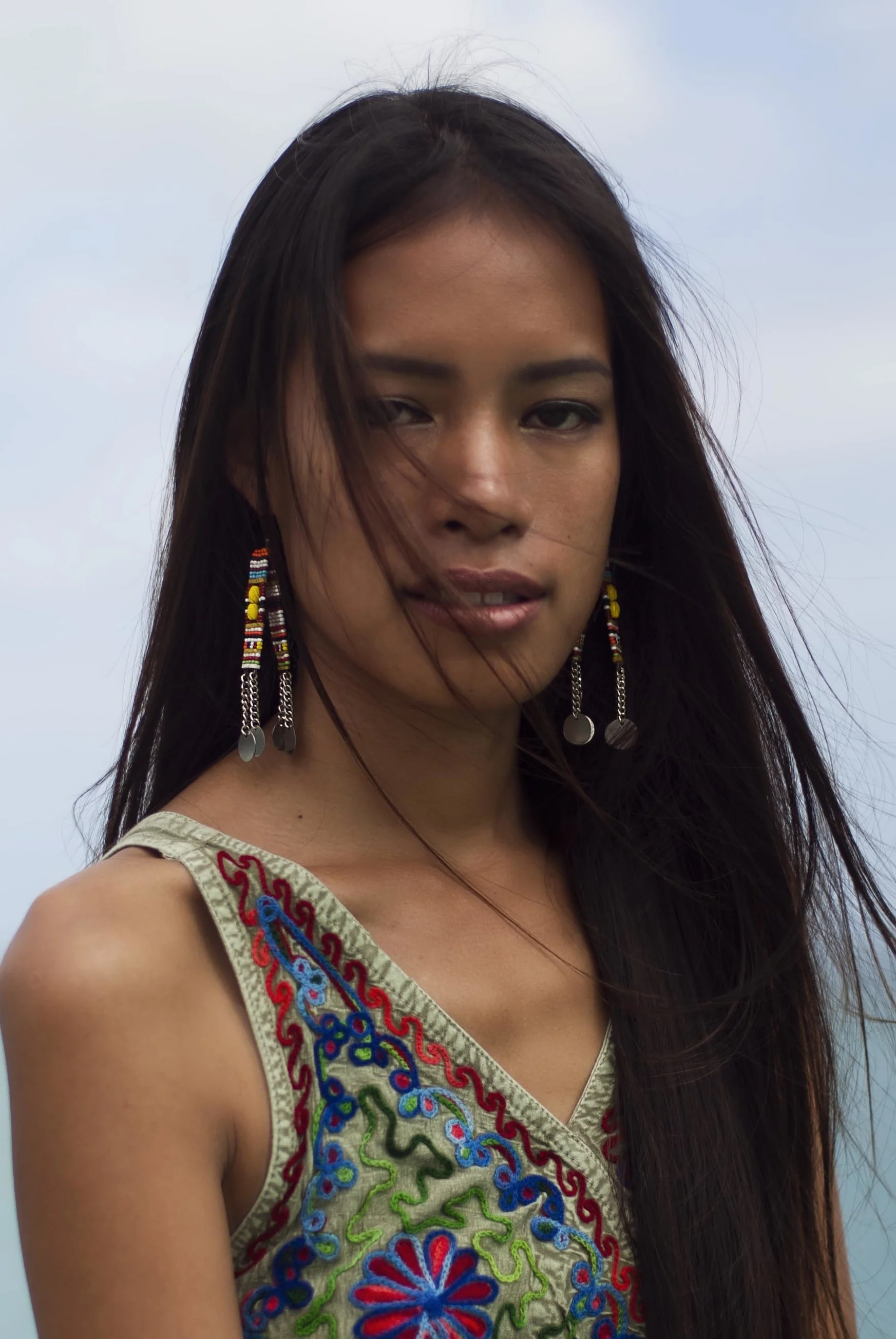 Itunga tribe bead earrings african tribal jewellery