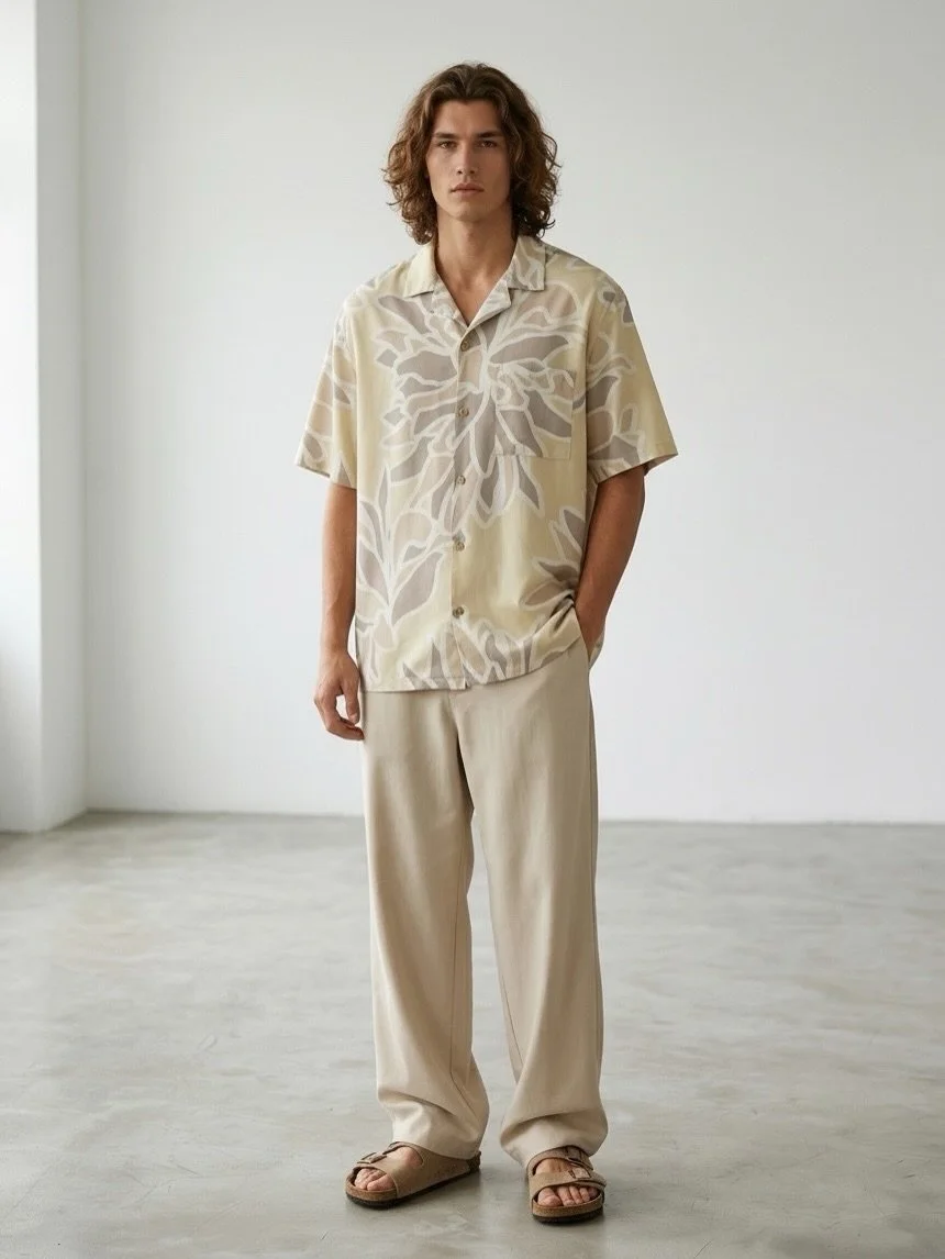 Nihau - our favorite piece of Spring/Summer &rsquo;26.
Crafted from airy cotton voile in a soft neutral palette, with an understated floral print inspired by slow island days.

Produced in very limited quantities for those who appreciate quiet statem