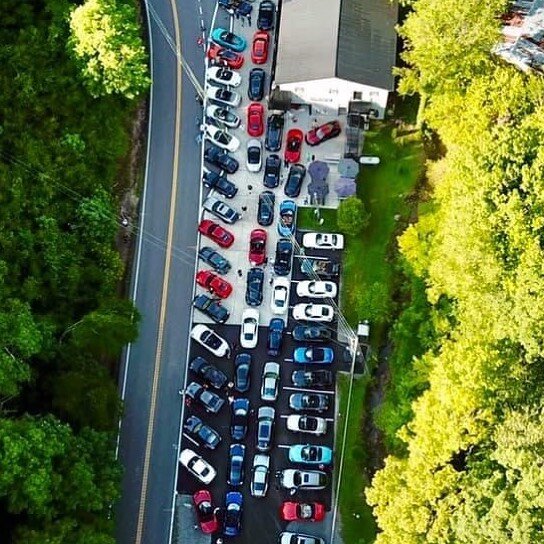 All the Porsches won&rsquo;t fit in the picture! We had a great 2nd day of our June event and look forward to one more day of driving the best roads in the country.  Great shot by @l4g.media
