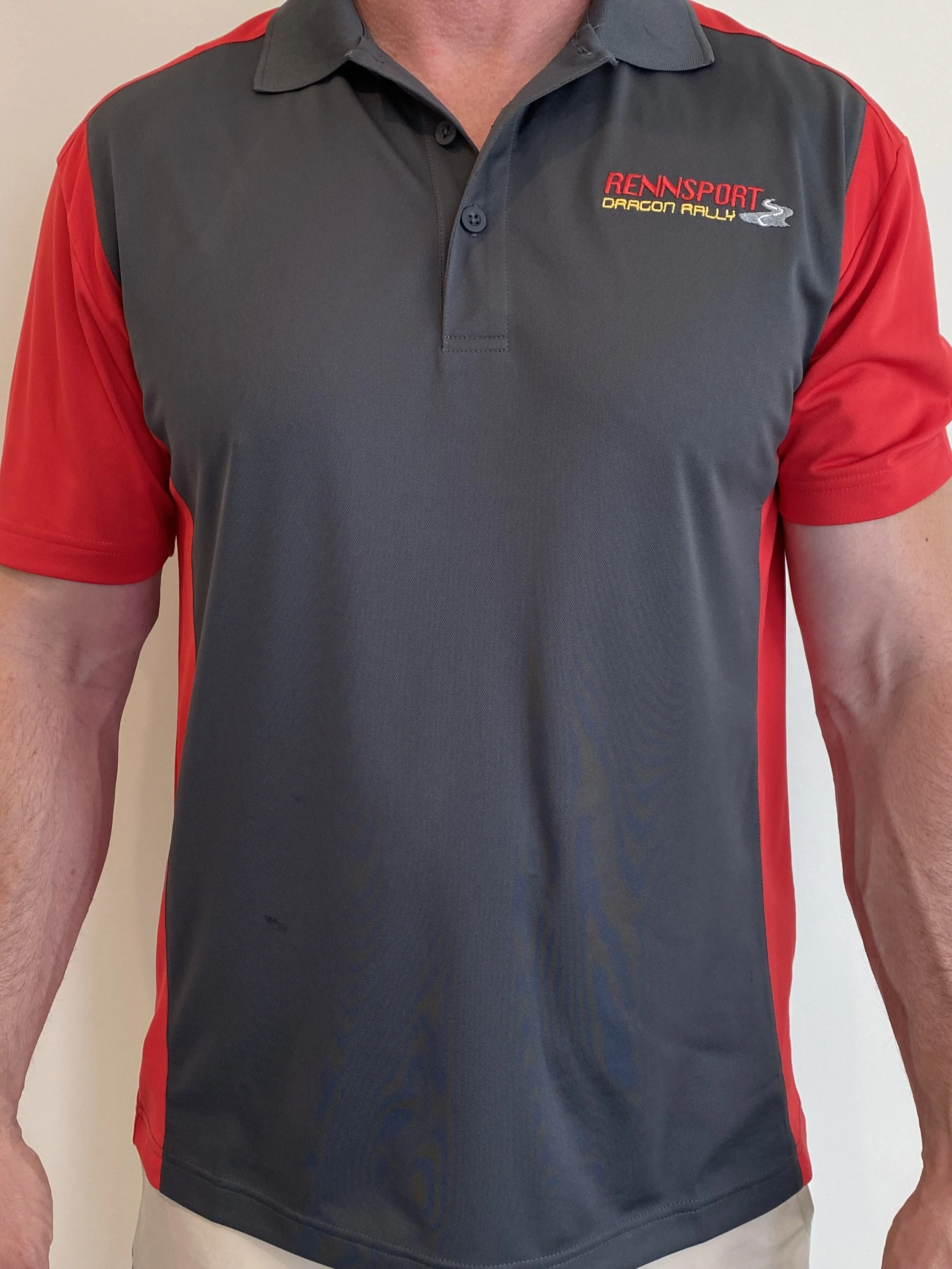 Rennsport Dragon Rally  Two-Tone Polo Shirt