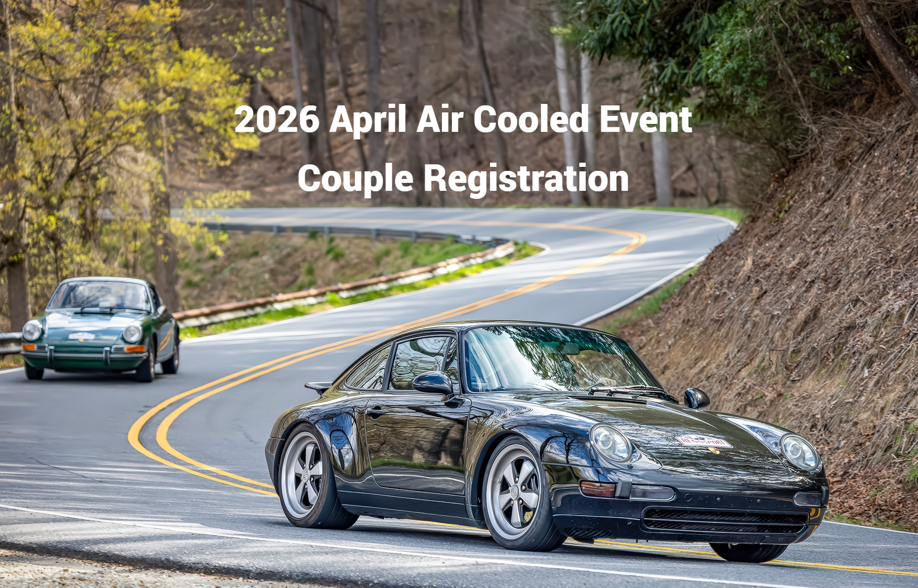 April 2026 Event (Air-cooled Porsche only) - Couple Registration