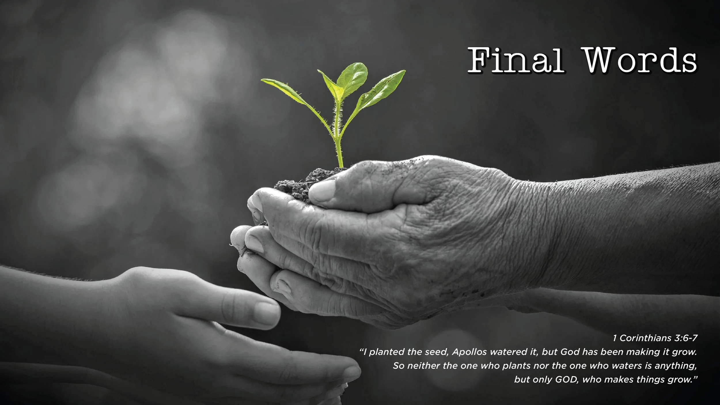 Final Words from Pastor Mark Stephenson