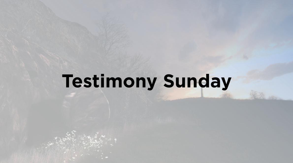 Testimony Sunday (Spring 2025) episode artwork