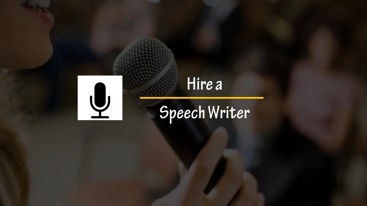 Do You Need a Speech Writer?