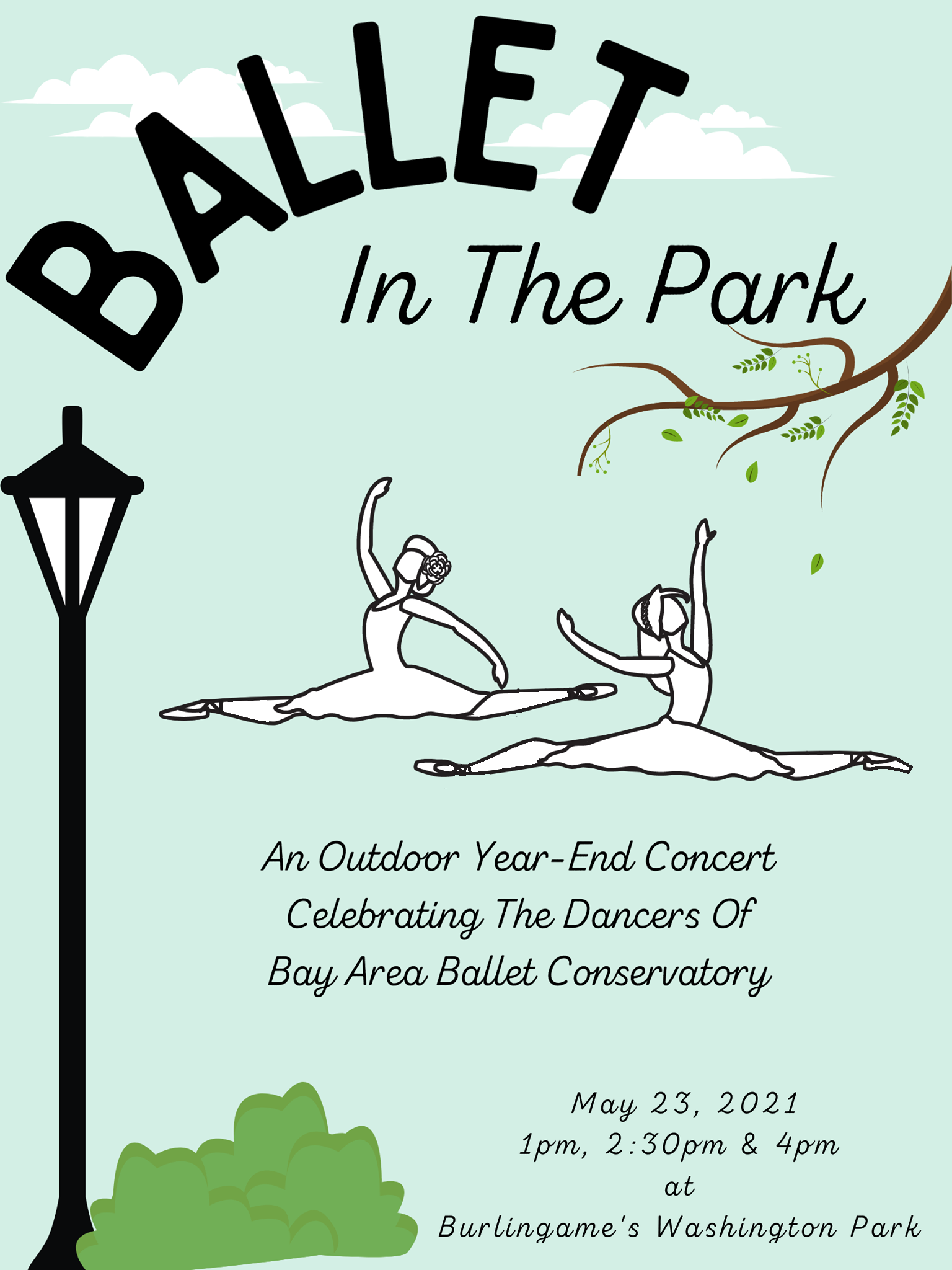 bay area outdoor on Ballet In The Park 2021 Bay Area Ballet Conservatory
