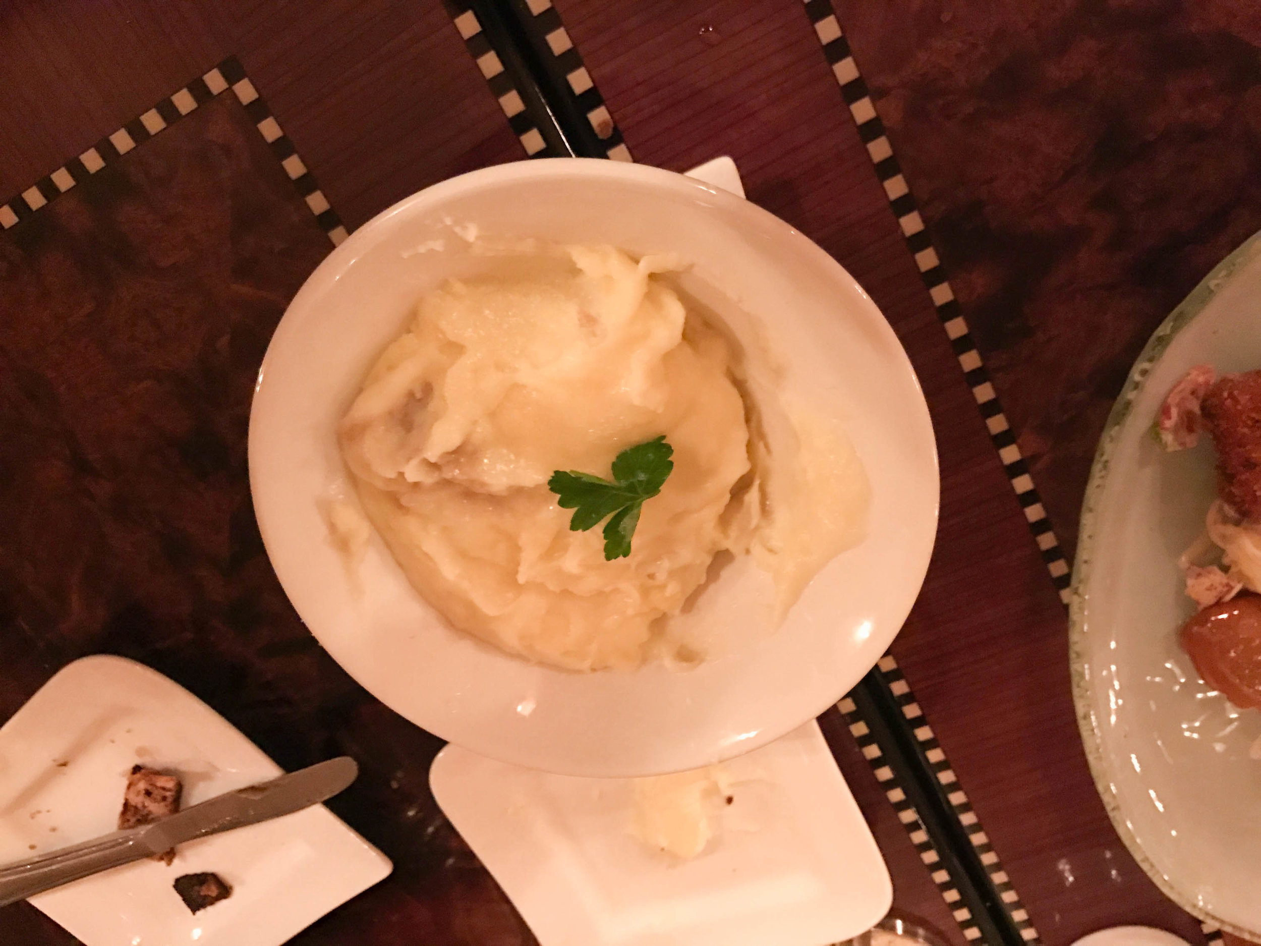 carathay circle- mashed potatoes