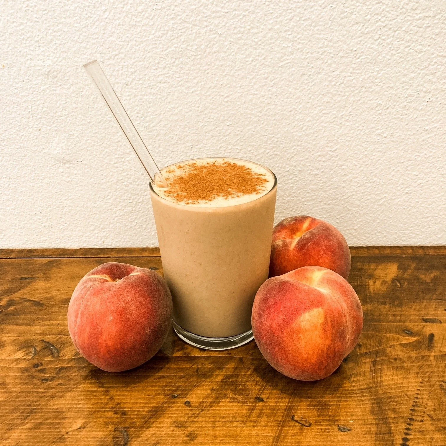✨ NEW ITEM ALERT ✨
 The Peach Harvest: Peach cobbler vibes, but make it a smoothie. 🍑✨
peaches + banana + oat milk, kissed with vanilla, lemon, and cinnamon.
Like sunshine in a sip on a crisp fall day. 🌞

#peachsmoothie #fall #eatmoreplants #nuyuju